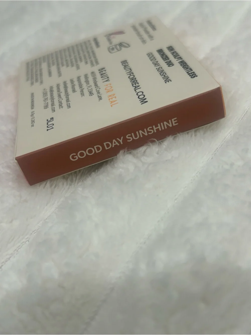 Beauty For Real Sun Sculpt Bronzer Duo Good Day Sunshine NIB